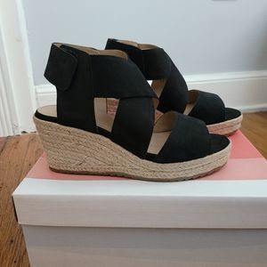 Black Sandal Wedges